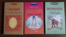 Upanisad , Yoga Sutra , Dhammapada . Lotto 3 Libri . Acquarelli Mistici