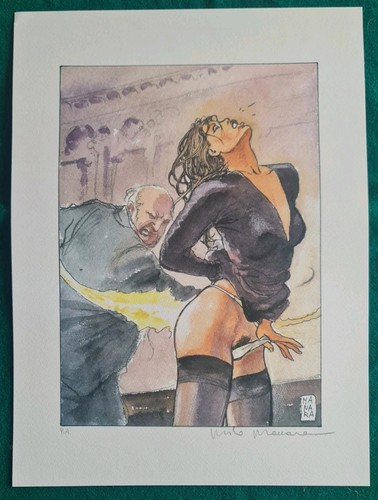 Milo manara stampa firmata - ,