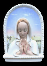CACCIAPUOTI - ceramicaMADONNA firmata  ORIGINALE-CERAMICA SACRO RELIGIONE lenci