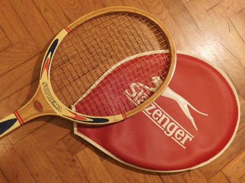 Racchetta tennis legno vintage - legno,