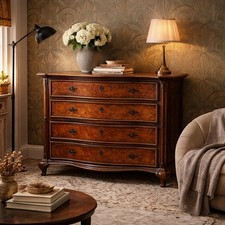 Cassettone Barocco Antico Noce