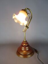 Lampada Da Tavolo Abat Jour Liberty F.LLI Capanni Made In Italy Vintage 1960