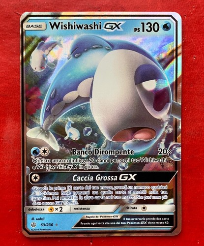 Lotto carte pokemon wishiwashi - lotto,