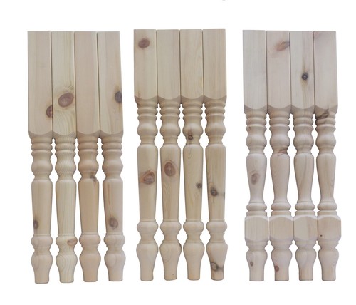 Gambe tavolo rustico pino - gambe,