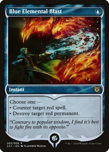 Blue elemental blast - blue,