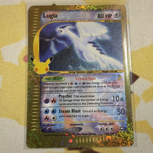 Carta pokemon lugia - carta,