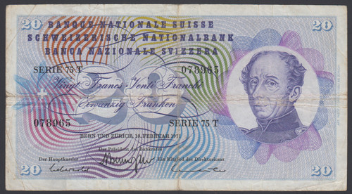 Svizzera franchi 1971 p - franchi,