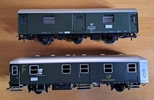 Coppia vagoni postali Deutsche Post H0-Lima 022381  e Piko 53023