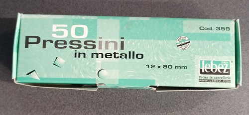 Pressini fermafogli metallo - fermafogli,