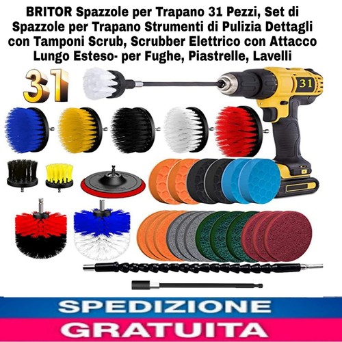 Spazzole trapano pezzi - trapano,
