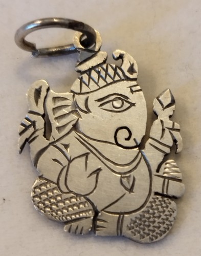 Ciondolo dio ganesha argento - ganesha,