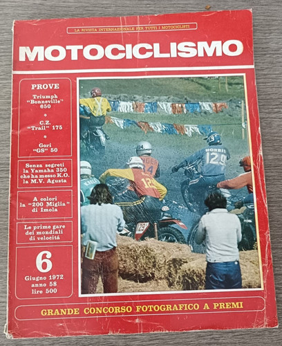 Motociclismo 1972 triumph - motociclismo,