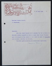 Fattura MENTONE 1930