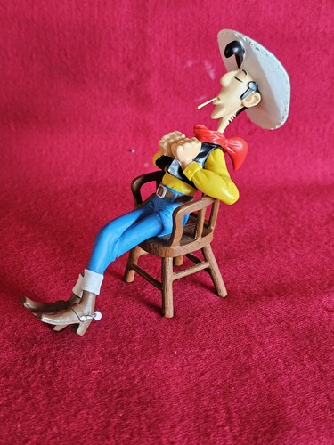Figurine lucky luke chaise - lucky,