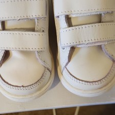 ZaraWhite Hook & Loop Flat Low
