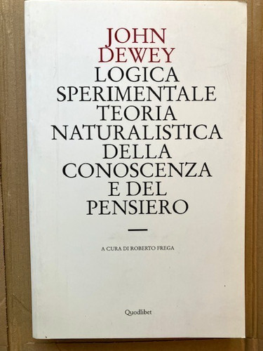 Dewey logica - dewey,
