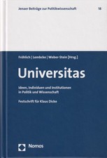 Buch: Universitas, Fröhlich, Manuel, 2019, Nomos, gebraucht, sehr gut