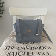 Cambridge Satchel Company Mini Emily tote bag/borsa a tracolla in pelle grigio francese
