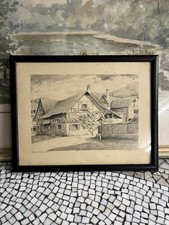 Quadro antico con cornice 31,5