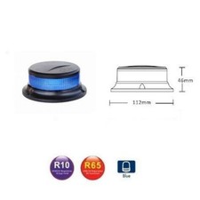 Lampeggiante led blu - blu, magnetico