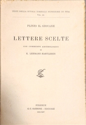 Plinio giovane lettere - plinio, il