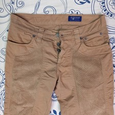 JECKERSON VINTAGE 00 HOLOGRAM ORIGINAL LEATHER STRETCH SZ 29 MADE IN ITALY 