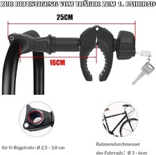 Supporto telaio per portabici