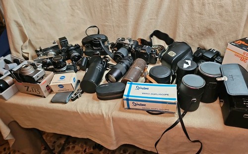Lotto fotocamere obiettivi - lotto, e