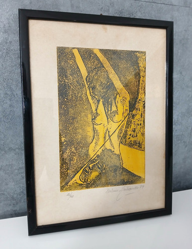 Quadro dipinto nudo di - in,