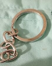 Portachiavi Tiffany Anello Con Catena Acciaio Inox