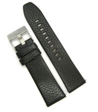 DIESEL Original Cinturino In Pelle DZ4214 Bracciale Nero 24 Mm