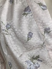 Vestaglia Donna Vintage In Pura Seta Stampa Roselline Rosa