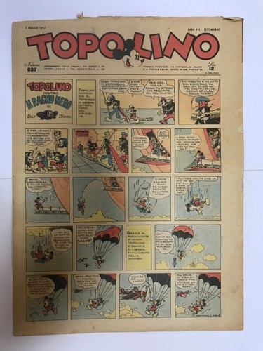 Topolino giornale 1947 - giornale,
