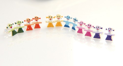 Orecchini bambina baby bambola - orecchini,