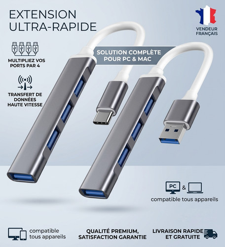 Hub usb vers - vers, ports