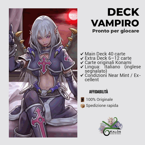 Yugioh mazzo deck vampiro - yugioh!,