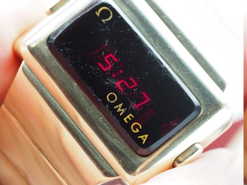 Omega time computer led - time,