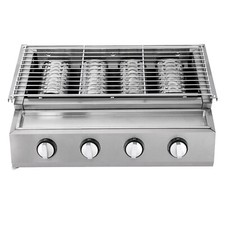 Gas BBQ Grill Stainless Steel
