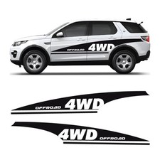 Adesivi striscia laterale 4WD