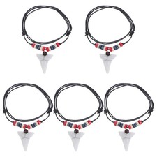  5 Pcs Collana Surfista Dente