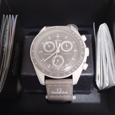 Omega X Swatch Mission On Earth Desert So33T103 Analogico Quarzo Uomo Nuovo Mai Usato Ome