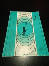 ISTRUZIONI / MANUALE ORIGINALE EKO TIGER P 106 ORGANO ELETTRICO VINTAGE