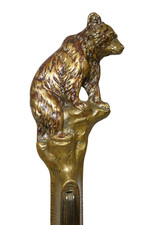 Tagliasigari orso in bronzo