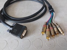 Cavo VGA to 5xRCA component-video