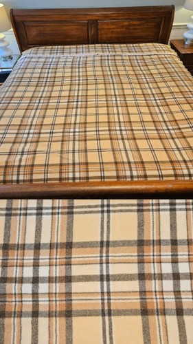 Coperta letto lana vintage