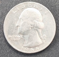 USA PIECE 1966 - QUARTER
