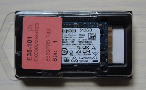 Ssd msata kingston kc600 512gb - msata,