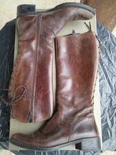 Bruno Premi Stivali Pelle Di Vitello Stivali Stivaletti Marrone Scarpe