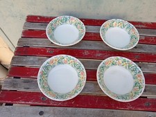 Emanuele Luzzati  lotto 4 coppette ceramica Besio Mondovi' centrale del latte