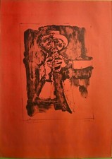 Federico Righi, Litografia Su Carta, 1970, cm, 40x30 Cm.
